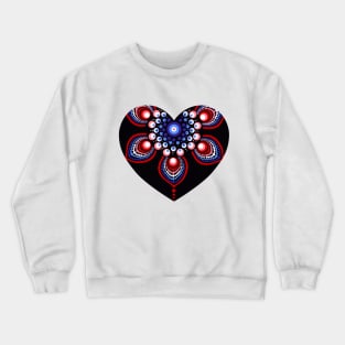 Mandala heart Crewneck Sweatshirt